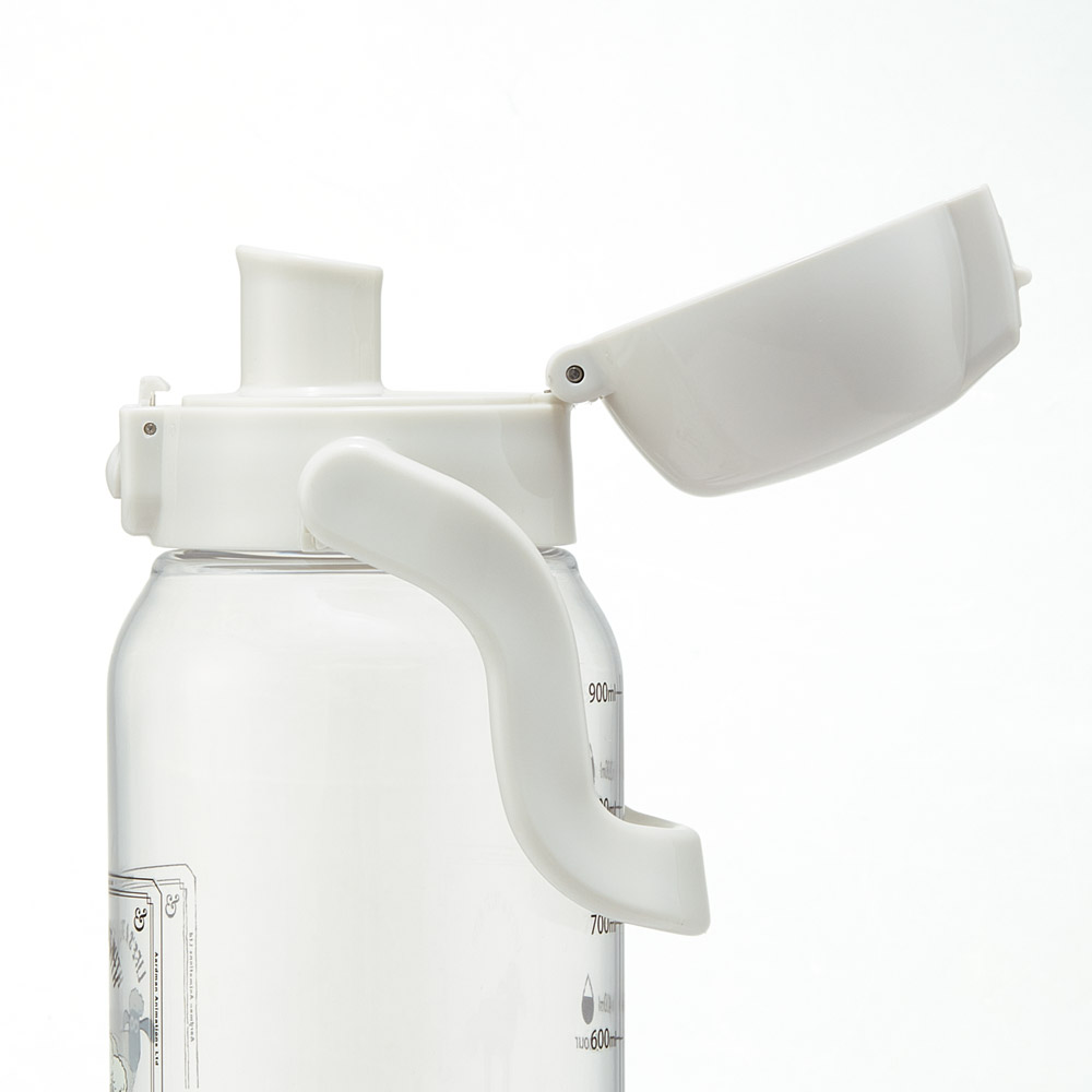 ドリンク マーカー ボトル 1L タイムマーカー 付き 目盛り 水筒