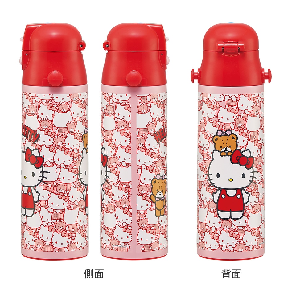 超軽量ダイレクトステンレスボトル 580ml ハローキティ うしろうしろ