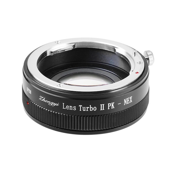 Lens Turbo II PK-NEX ペンタックスKマウントレンズ - ソニーNEX／α E