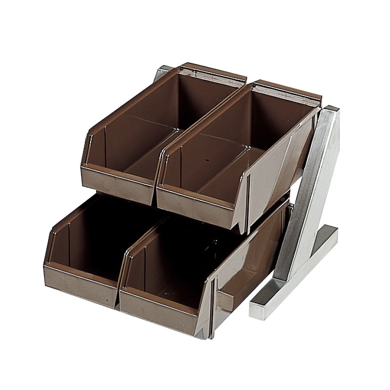 18-8 デラックス オーガナイザー 2段2列 ブラック TO-766B | SUGICO