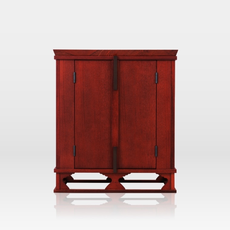 文欟木型 赤漆色 大 | 厨子 | 厨子屋オンラインショップ
