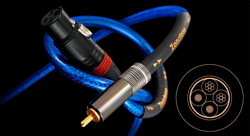 Zonotone 6NAC-Granster 3000α(RCA)/1m~1.5m (長さ選択) | ZONOTONE
