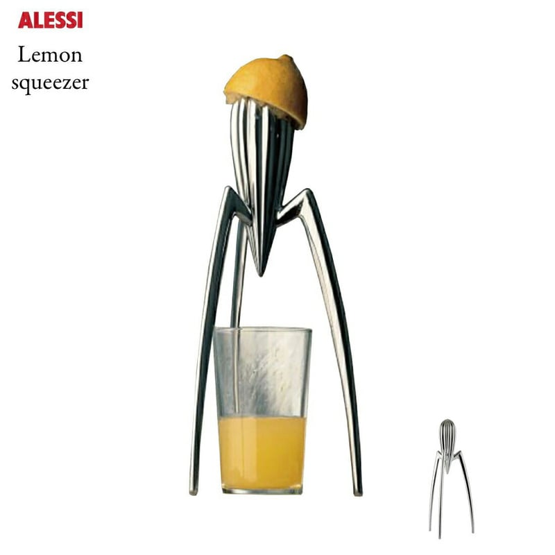 だっくAlessi モダンレモン絞り ステンレス Alessi モダンレモン絞り