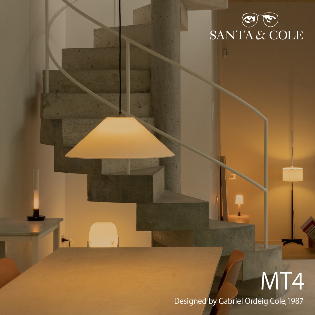 スマート電球プレゼント】SANTA&COLE サンタ＆コール MT4 エムティー4