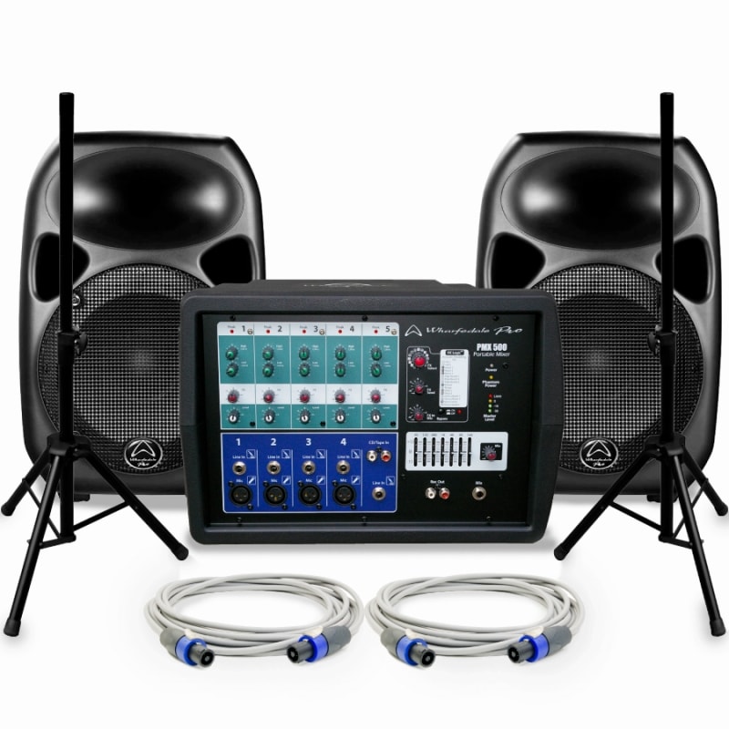 PA システムセット ポータブル PA システム 様々な音響機器との接続に