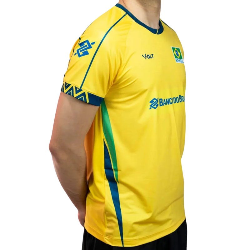 バレーボールブラジル代表 CBVスポンサー入り半袖ユニフォーム 25/26