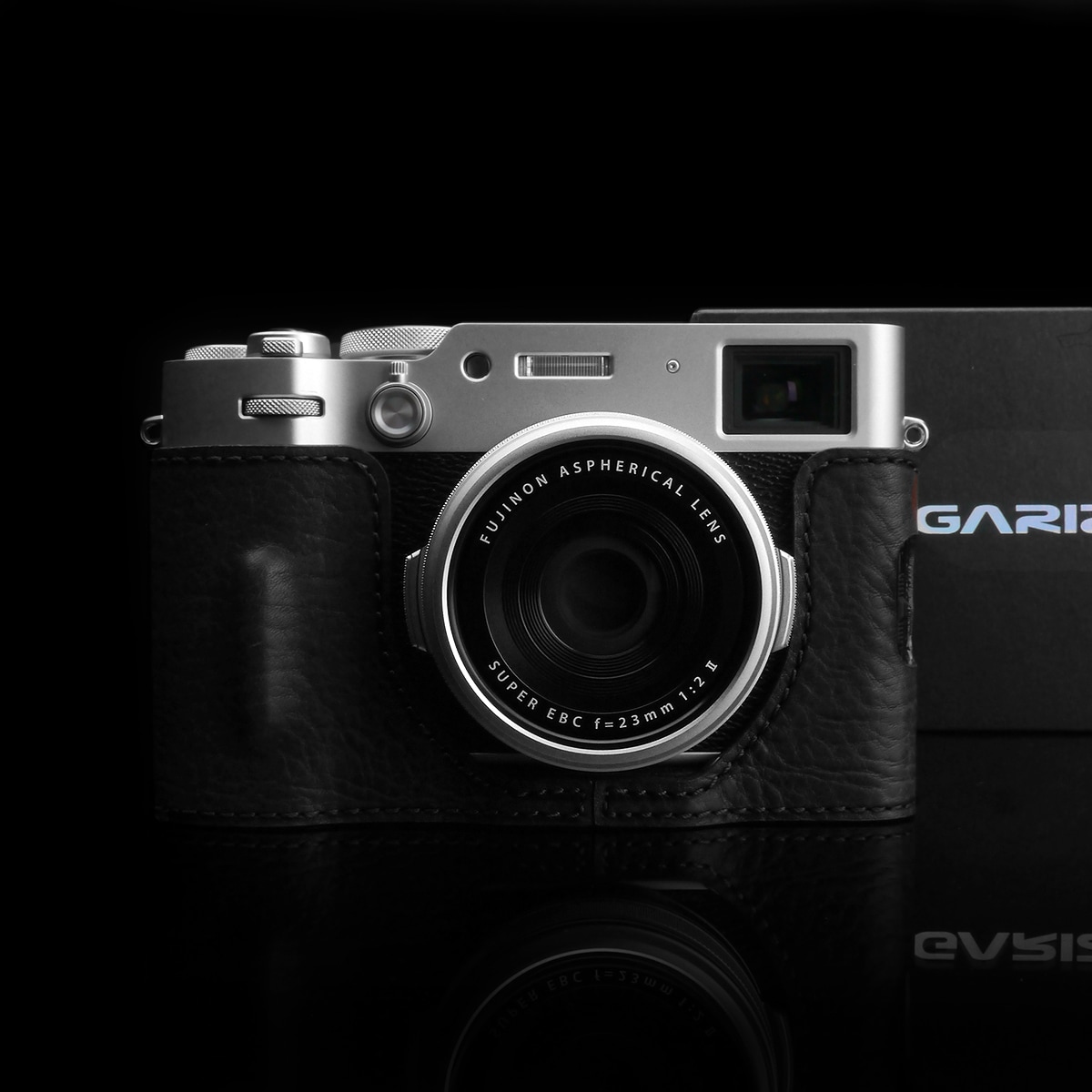 GARIZ FUJIFILM X100VI用 本革カメラケース HG-X100VIBK ブラック