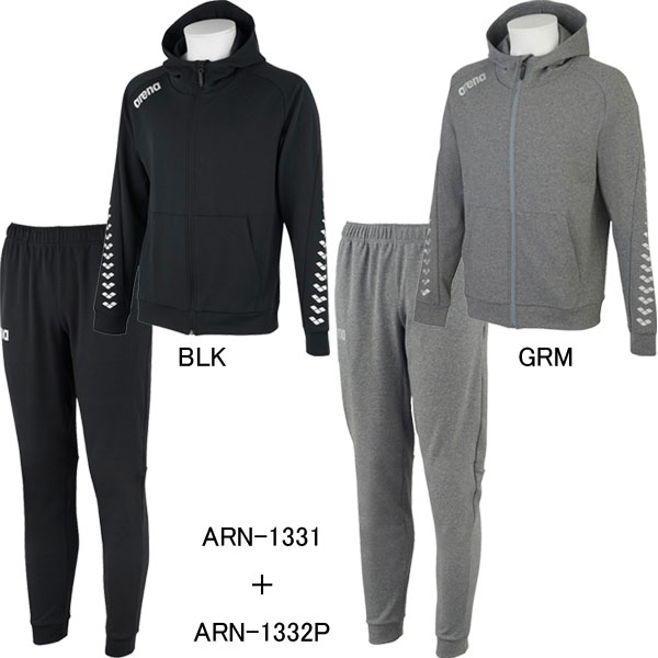 ネコポス不可)アリーナ(ARENA) スウェットジップパーカー ARN-1331+