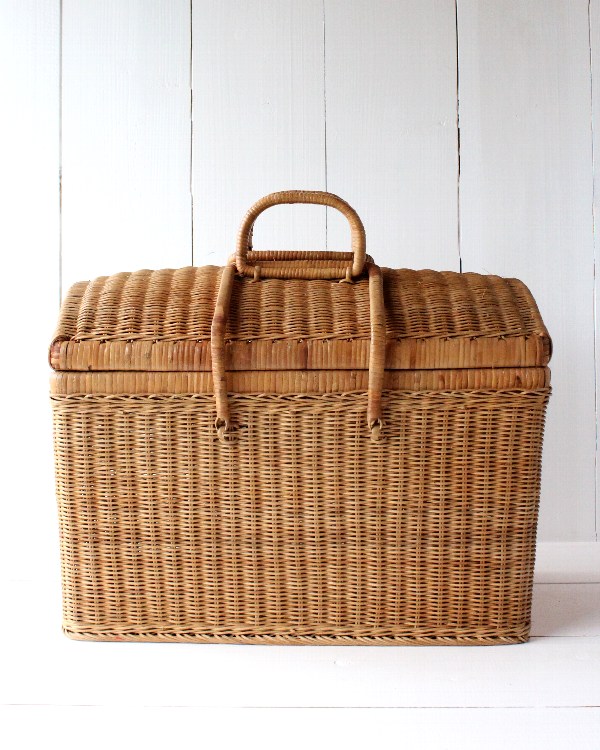 ラタンピクニックバスケット Large