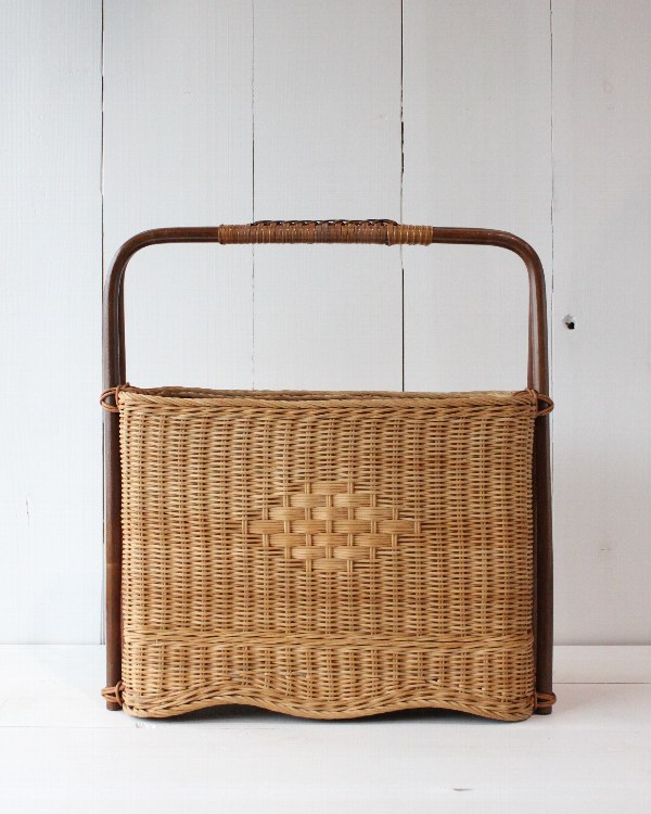 ラタン マガジンラック [生活雑貨とアンティークのオンラインショップ