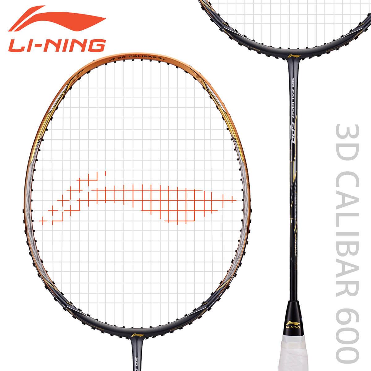 LI-NING 3D CALIBAR 600(3D-C600) バドミントンラケット リーニン