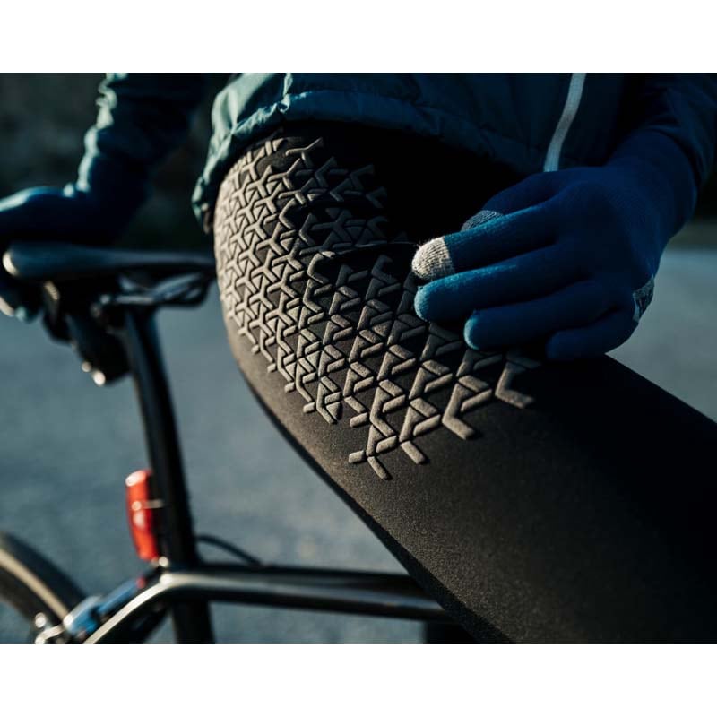 Q36.5〉Gregarius Grid Skin Winter ビブタイツ _Black | Q36.5