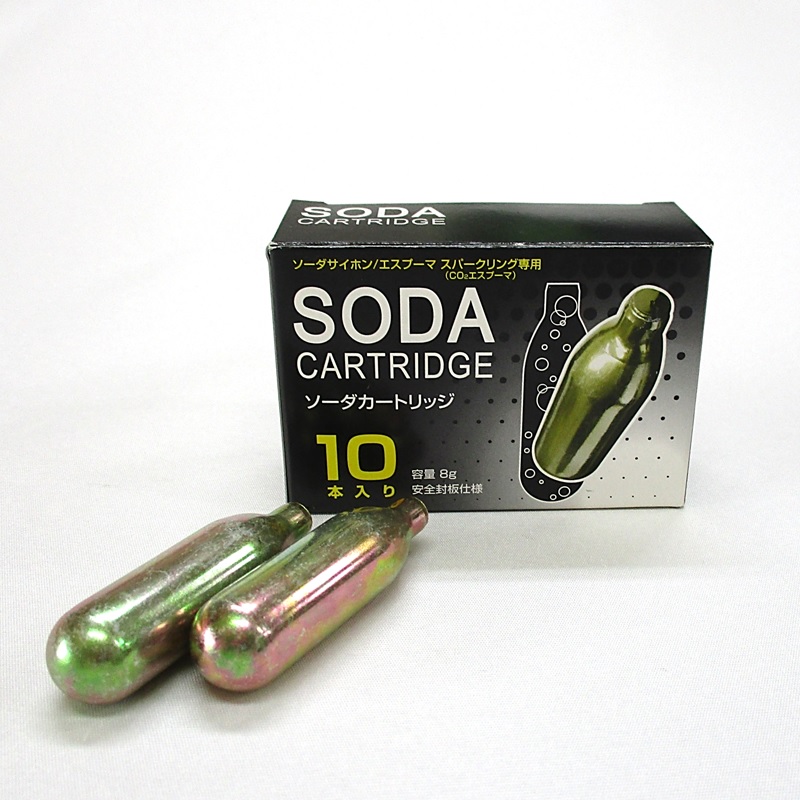 ソーダカートリッジ（ソーダサイホン/CO2エスプーマ用） 10本入