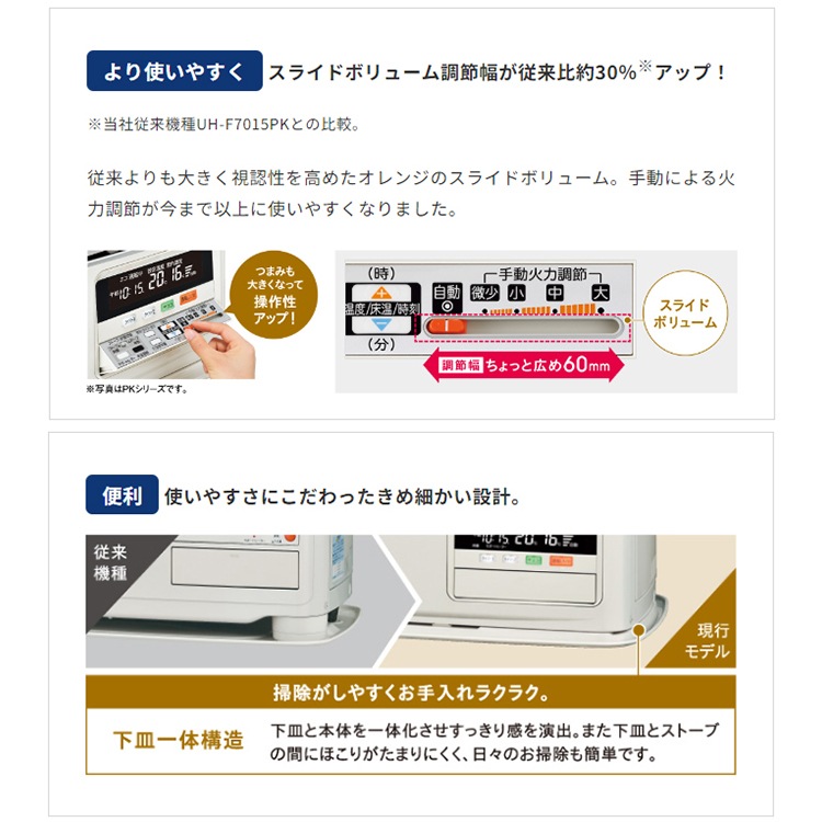 寒冷地用大型ストーブ コロナ PKシリーズ 煙突式輻射＋床暖 主に20畳