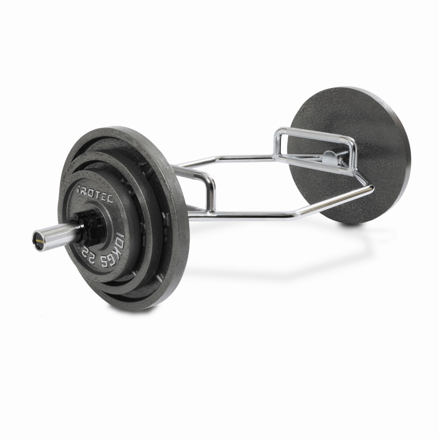 オリンピックHEXバーアイアン110kgセット クイックカラー(ブラック