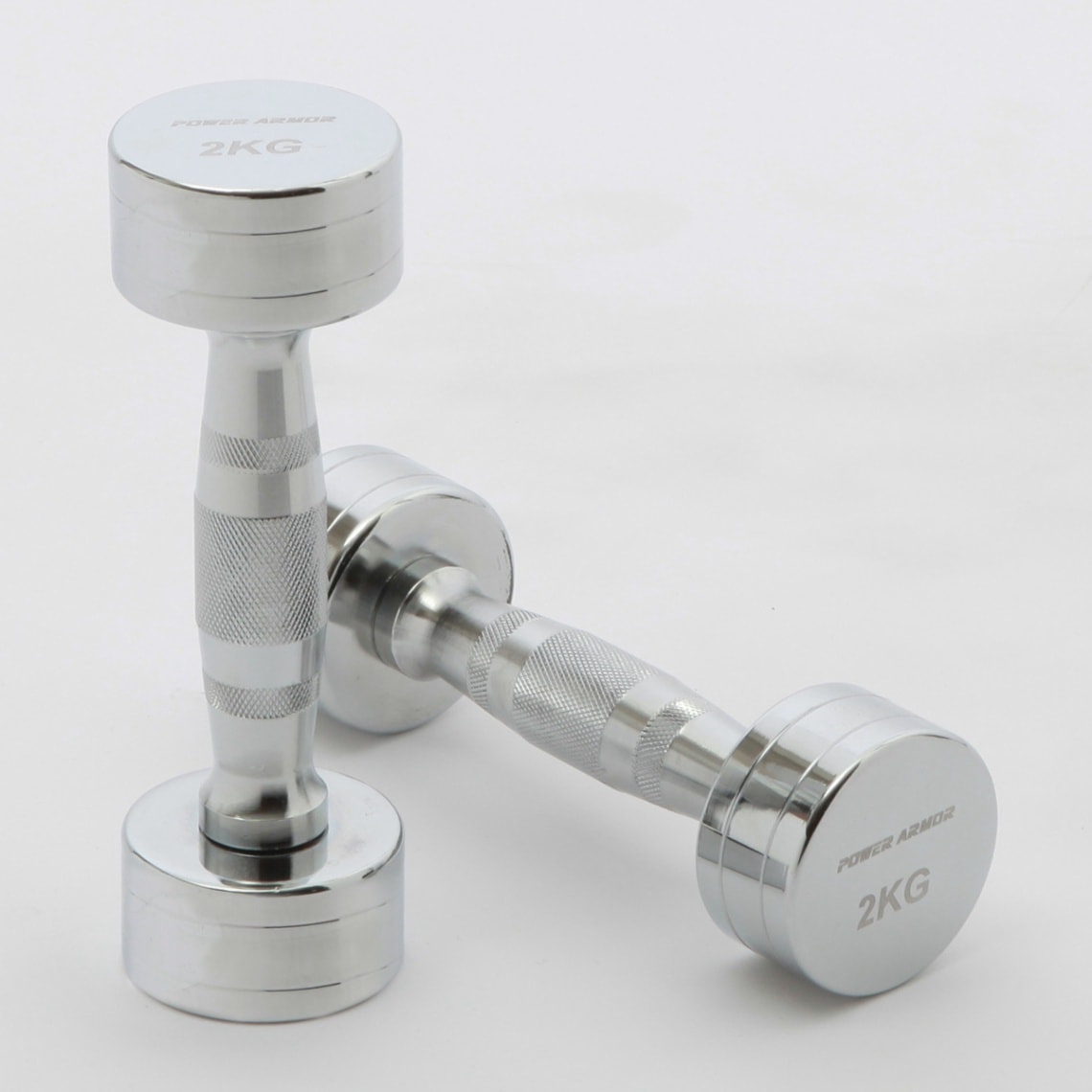 NEW クロームダンベル2KG (2本)/POWER ARMOR（パワーアーマー）