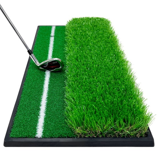 ゴルフマット ゴルフ 練習 マット 2WAY 人工芝 ラフ 45mm フェアウェイ
