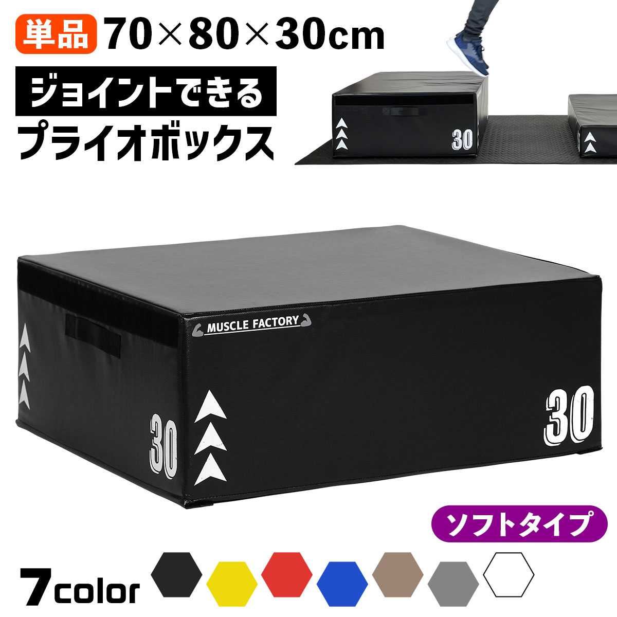 ジョイント式 プライオボックス ソフト プライオメトリクス ボックス