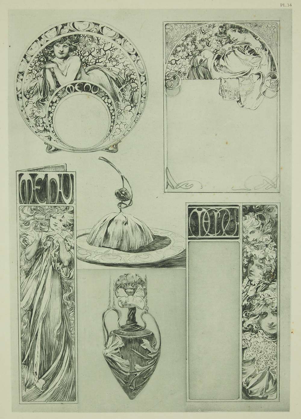 アルフォンス・ミュシャ 挿画本『装飾資料集』 | | アトリエ・ブランカ