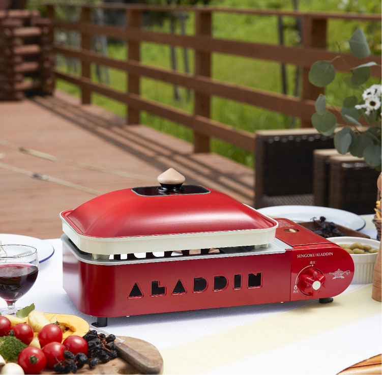 センゴクアラジン ポータブル ガス ホットプレート プチパン | ガス