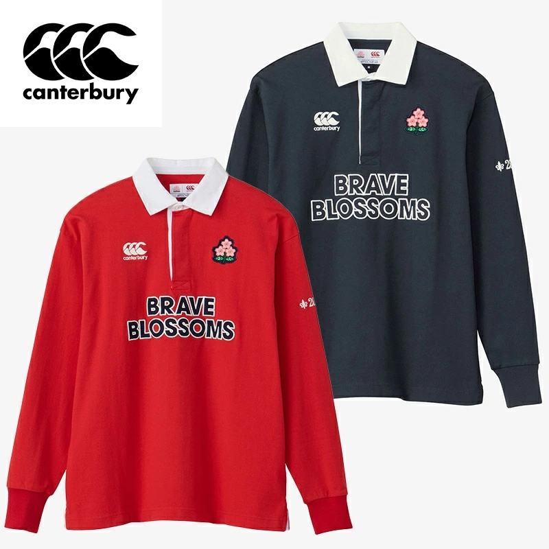 即日発送】Canterbury カンタベリー JAPAN L/S RUGBY JERSEY ジャパン