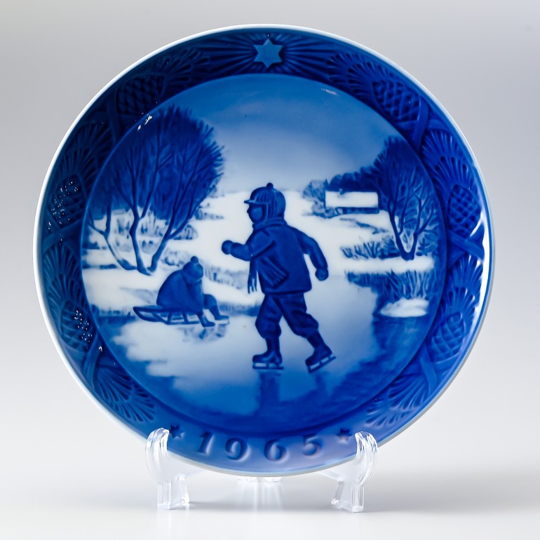 古希祝】 イヤープレート1956年/昭和31年 ロイヤルコペンハーゲン