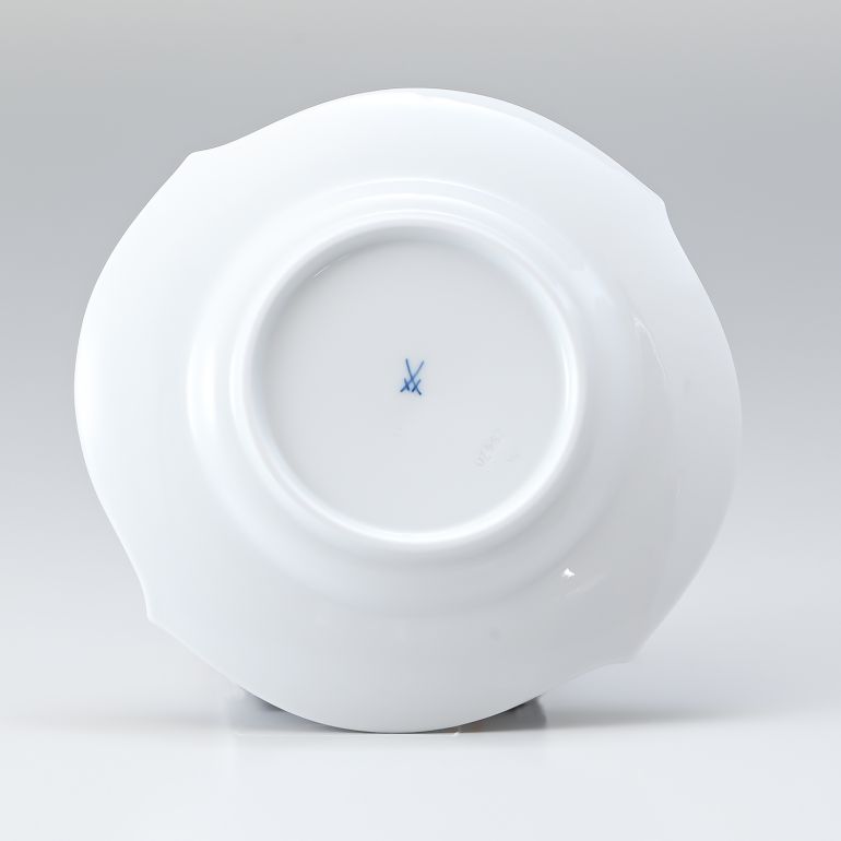 名入れ可有料】マイセン 波の戯れホワイト プレート 19cm Meissen