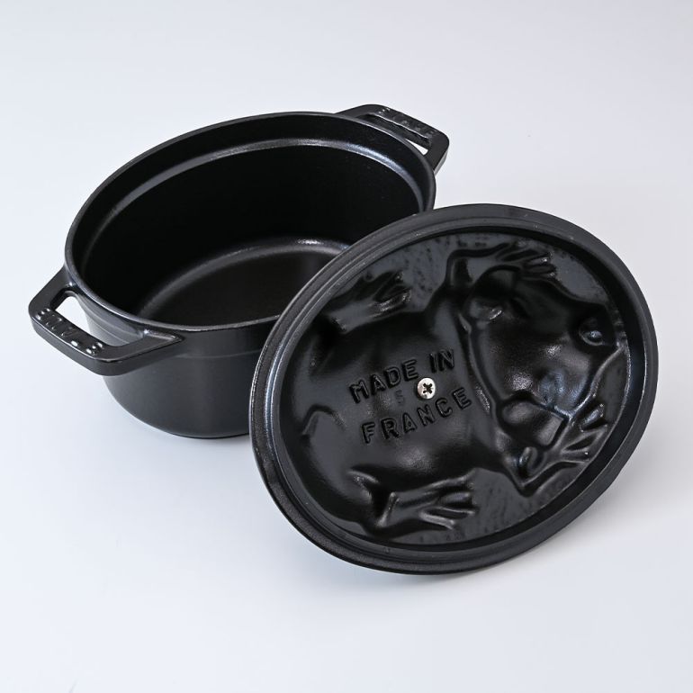ストウブ staub ピギーココット オーバル 17cm 鋳物 ホーロー 鍋 なべ