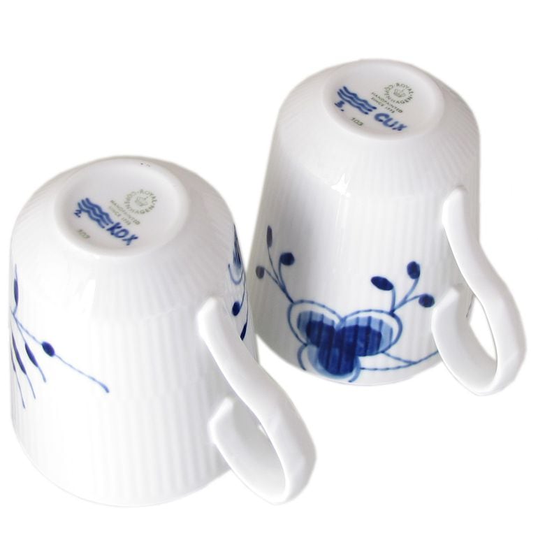 ロイヤルコペンハーゲン ブルーフルーテッド メガ マグカップ ペア 20