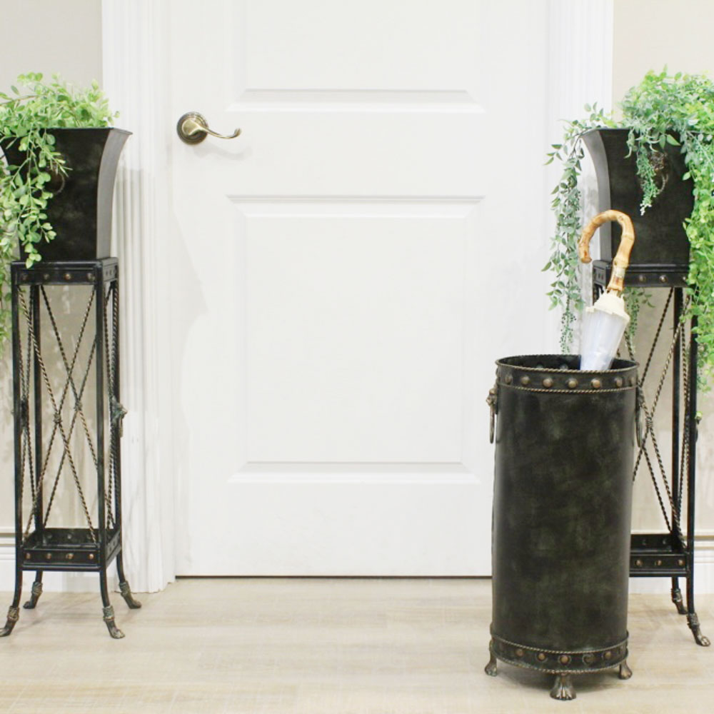 アイアン傘立て ライオン飾り 高さ55cm | アイアンインテリア,傘立て