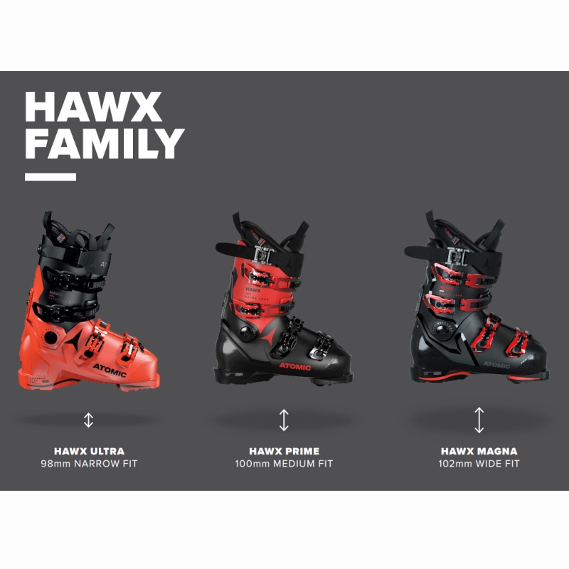 アトミック スキーブーツ 2023 2024 ATOMIC HAWX MAGNA 100 Black Red