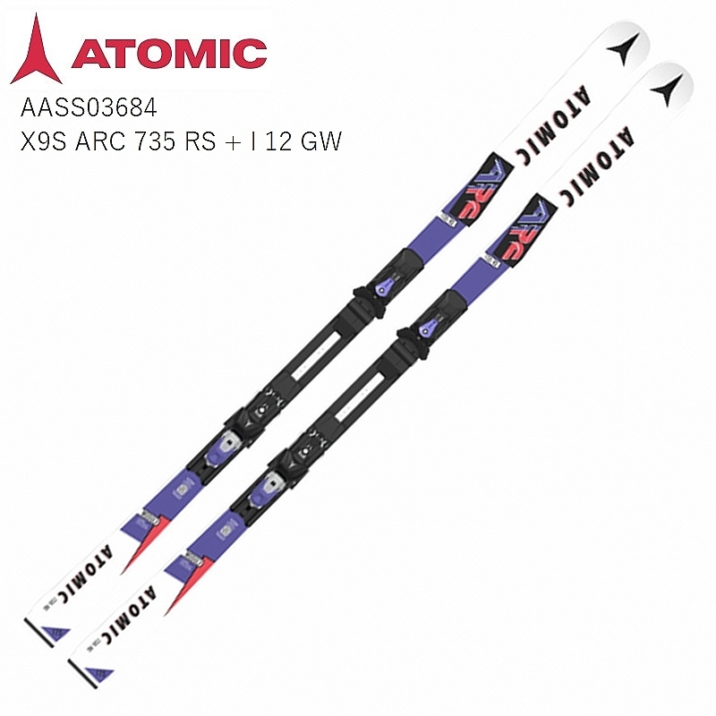アトミック スキー板 2025 2026 ATOMIC X9S RETRO ARC 735 RS + I 12