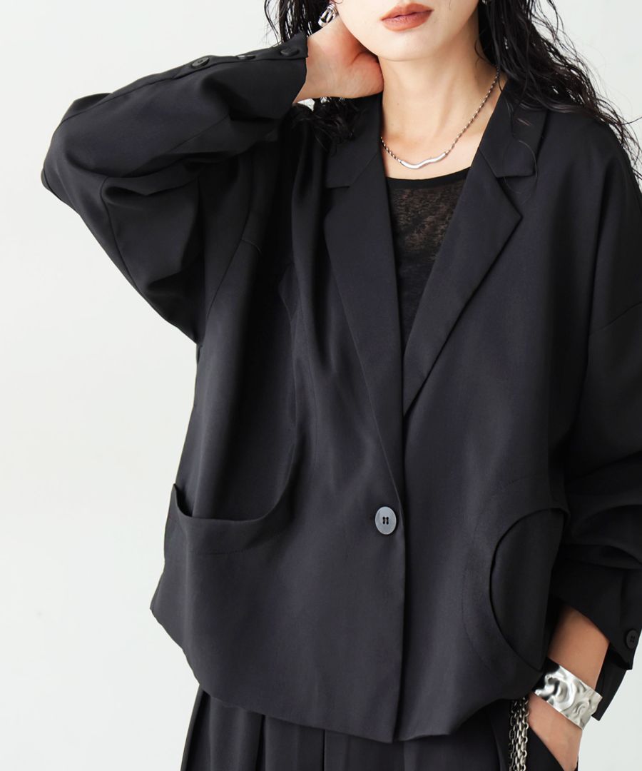 ジャケット レディース アウター サークル 切替え 送料無料・再入荷