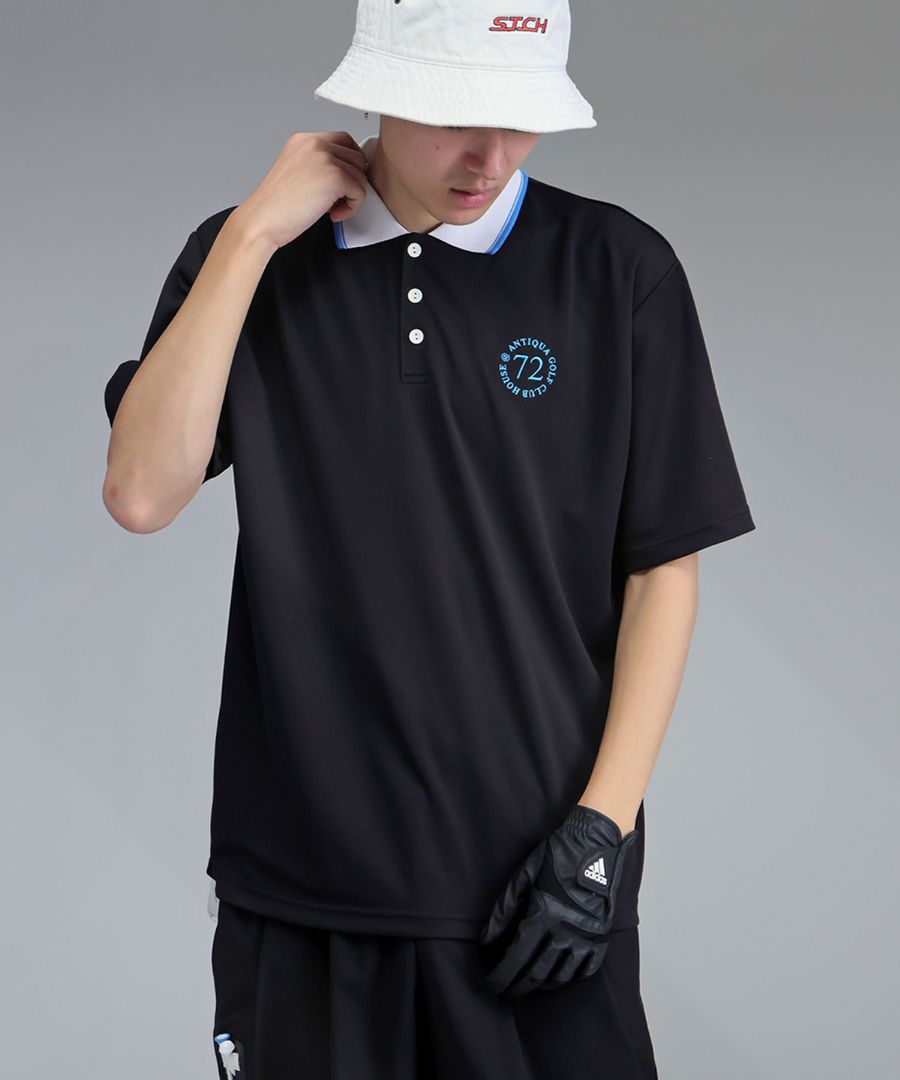ANTIQUA GOLF×STCH ポロシャツ メンズ 送料無料・(80)メール便可