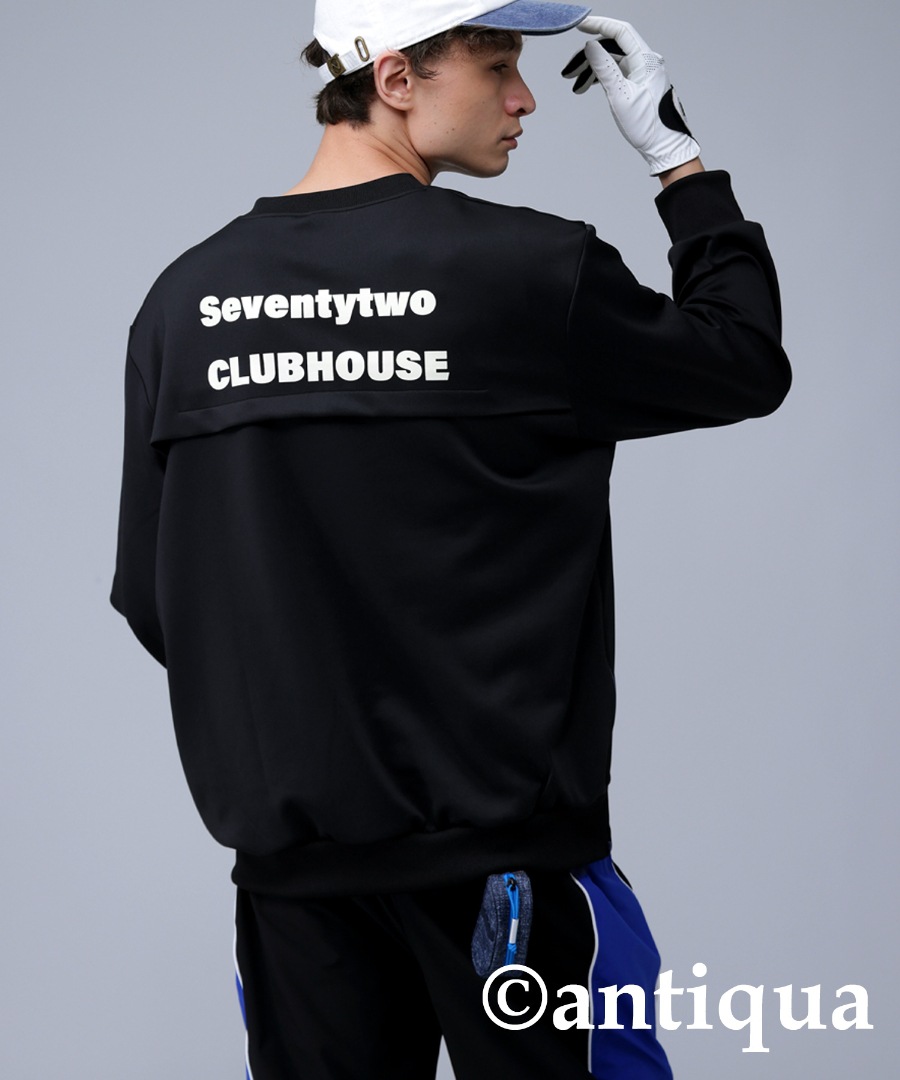 再入荷予定有!ANTIQUA GOLF×STCH プルオーバー メンズ 送料無料・(500