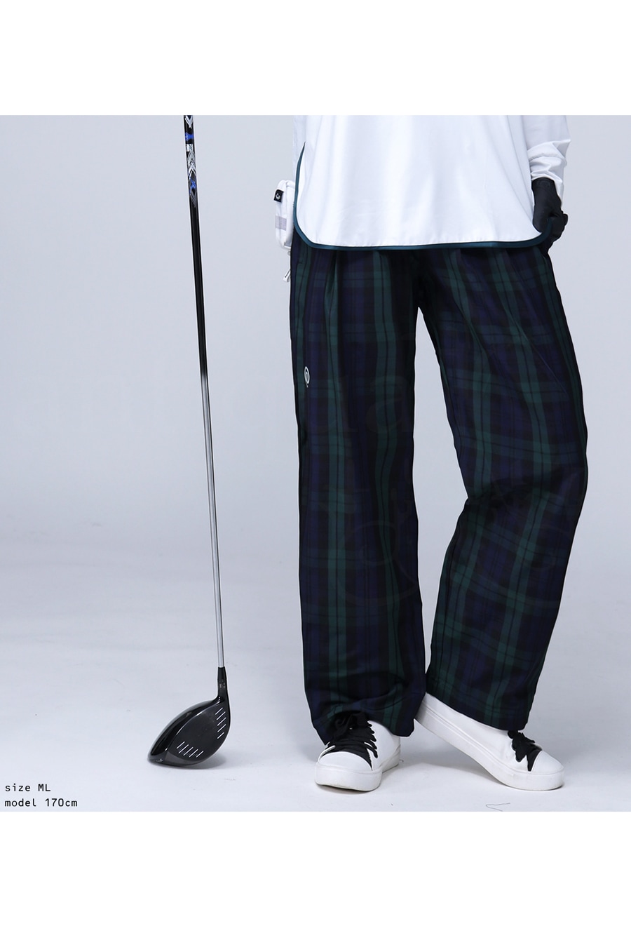 再入荷予定有!ANTIQUA GOLF×STCH チェックパンツ メンズ 送料無料・再