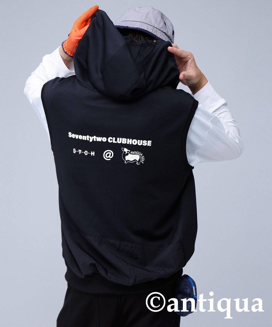 ANTIQUA GOLF×STCH ベスト メンズ 送料無料・再入荷 (500)メール便可