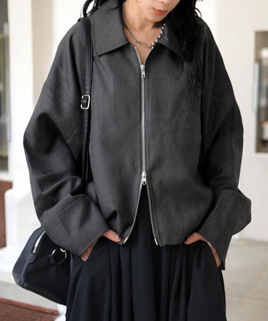 ジップジャケット ジャケット レディース アウター 送料無料・メール便