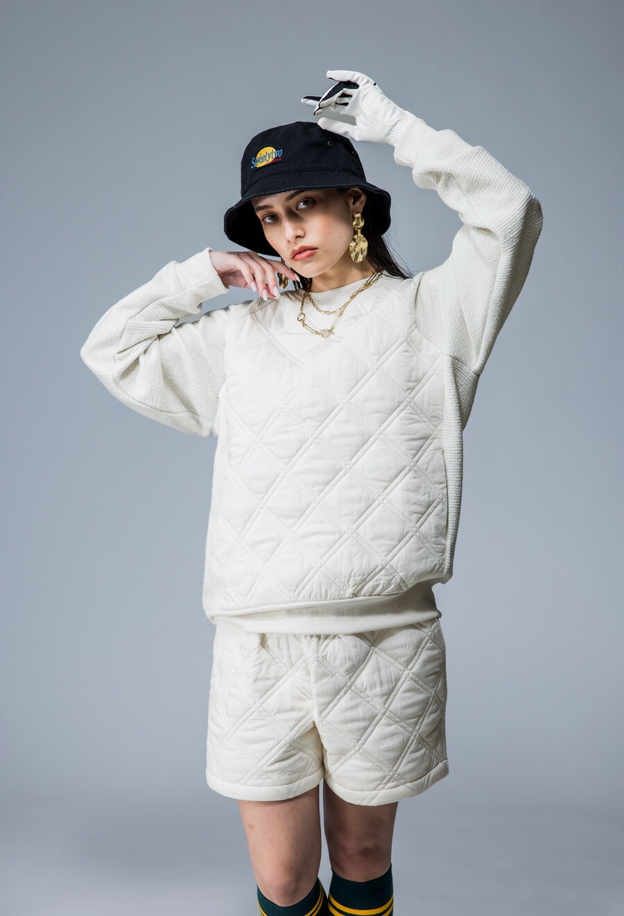 ANTIQUA GOLF×STCH キルトショートパンツ レディース 送料無料・メール