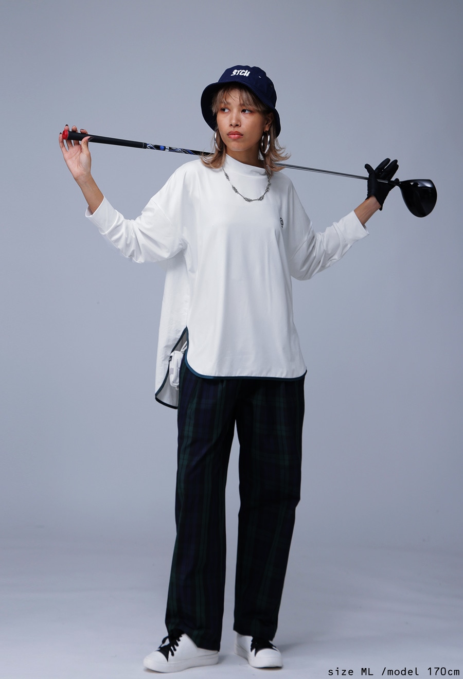 ANTIQUA GOLF×STCH 異素材トップス メンズ 送料無料・再入荷 (80