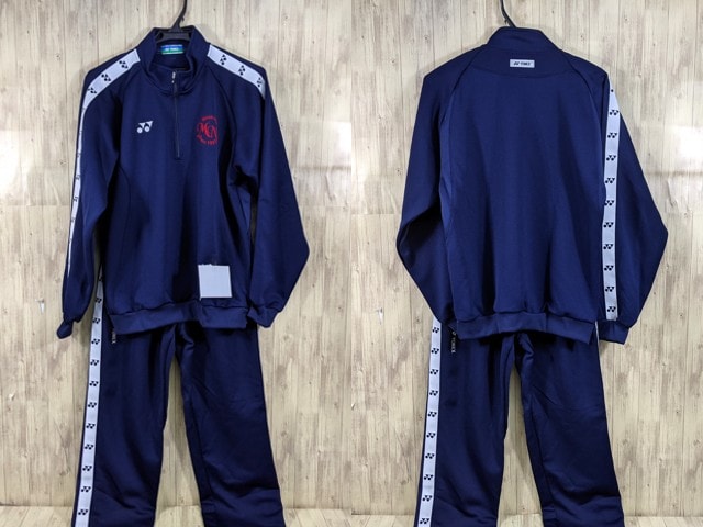 S81 島根県明誠高校 体操服 体操着 長袖ジャージ上下セット/yt3758