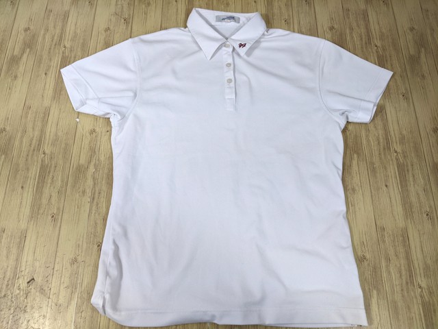 o05 山梨学院高校 夏服ブラウス+半袖ポロシャツ+夏服スカート+リボン