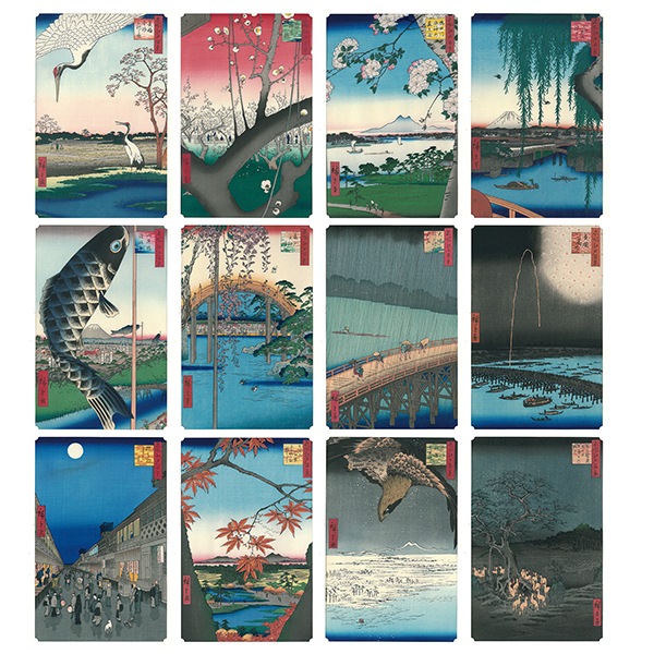 広重 名所江戸百景「12カ月の風景」｜エンディショップ【公式通販】