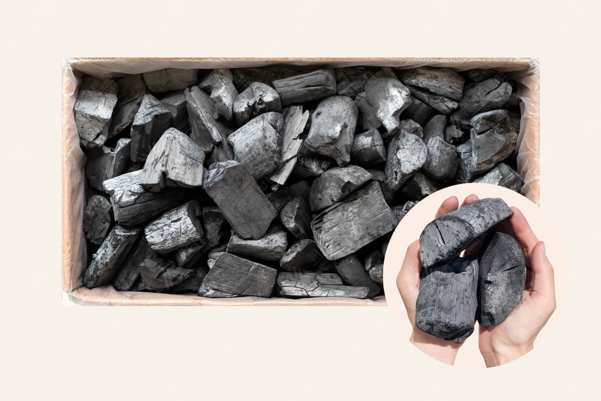 ラオス備長炭 荒上割 通販【こだわり品質・送料無料】｜朝内燃料