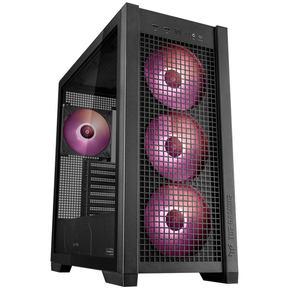 0197105478725 ASUS PCケース GT302/ARGB/FANS/BLK// 【キャンセル不可