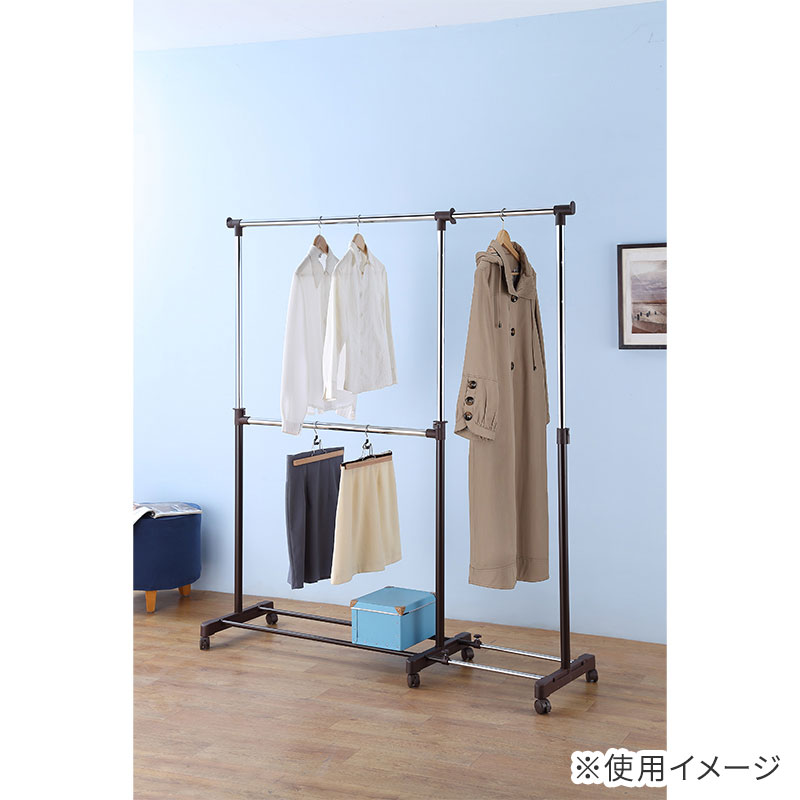 送料無料】幅高が変えられるハンガーラック トリプル アークランズ