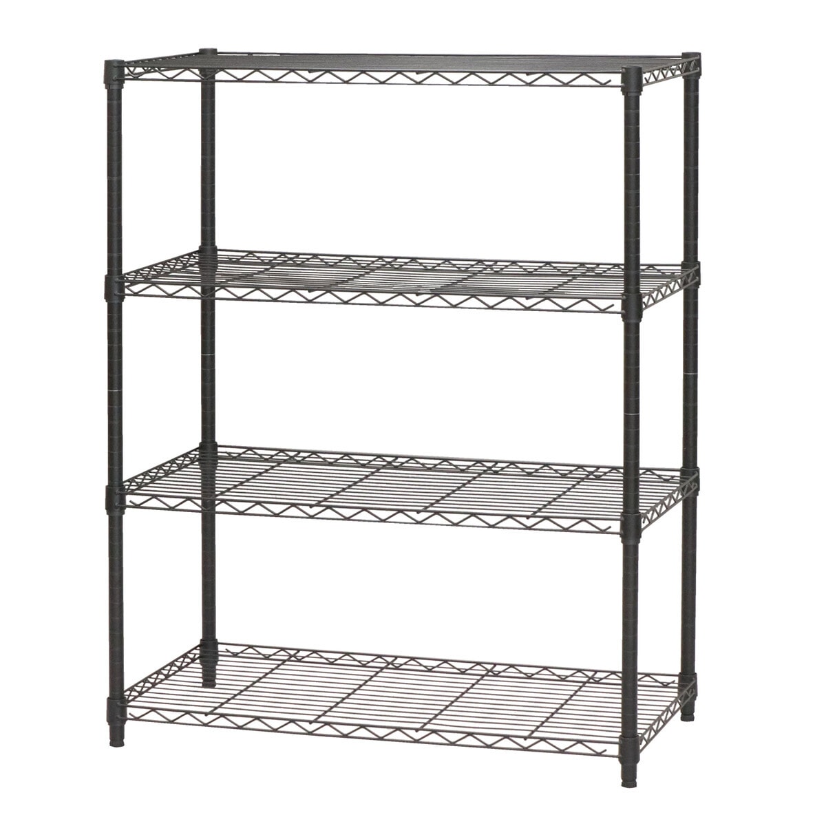 送料無料】エイ・アイ・エス ネーロ スチールラック 4段 幅60×奥行45