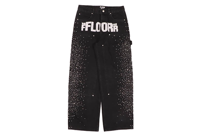 FLOOR 914 RHINESTONE STARLIGHT CARPENTERS (BLACK) | Brand,A-F