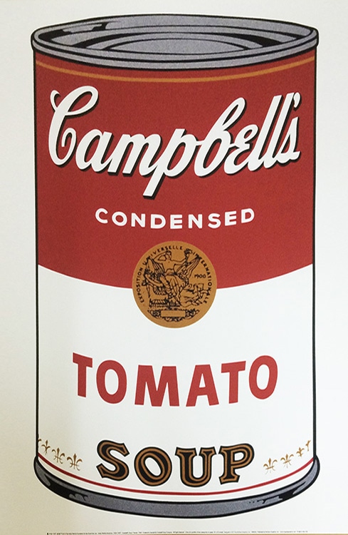 キャンベルスープ缶 I(Tomato) 1968（アンディ ウォーホル） ポスター