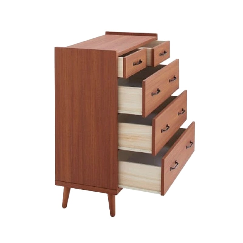 ガイア 5段チェスト チーク｜B-COMPANY公式オンラインショップ